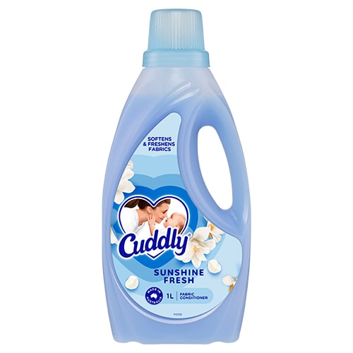  Cuddly Liquid Fabric Softener Conditioner Sunshine Fresh 1L