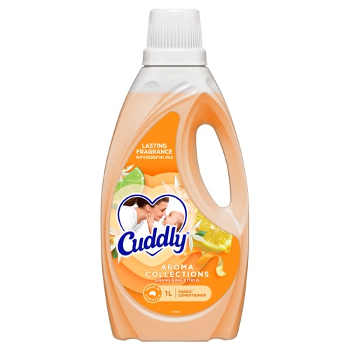  Cuddly Liquid Fabric Softener Conditioner Energising Citrus 1L