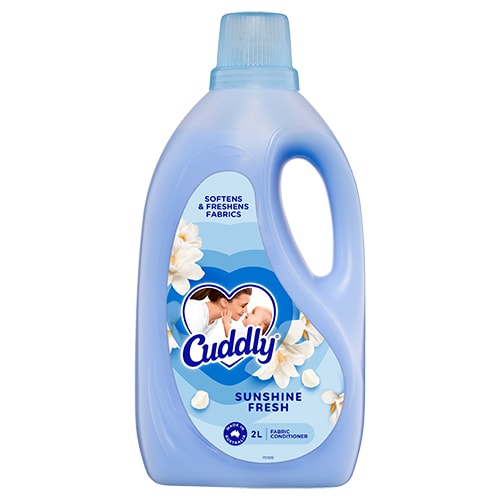 Cuddly Liquid Fabric Softener Conditioner Sunshine Fresh 2L