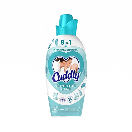 Cuddly Concentrate Fabric Softener Conditioner Complete Care Hypoallergenic 850mL