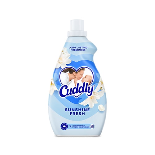 Cuddly Concentrate Liquid Fabric Softener Conditioner Sunshine Fresh 1L