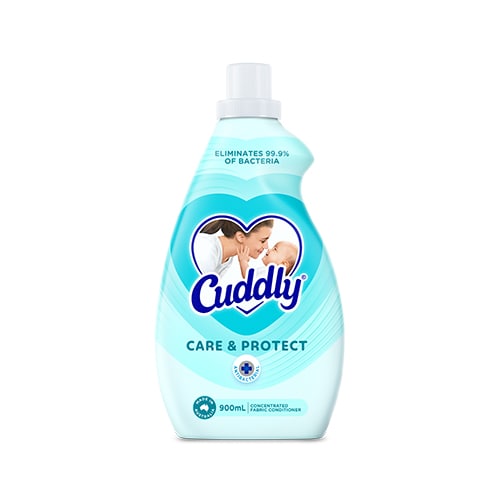 Cuddly Concentrate Liquid Fabric Softener Conditioner Care & Protect 900m