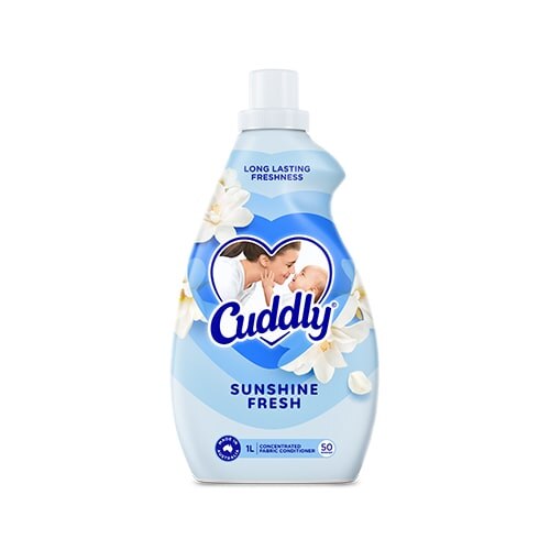 Cuddly Concentrate Liquid Fabric Softener Conditioner Sunshine Fresh 1L