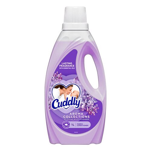 Cuddly Liquid Fabric Softener Conditioner Relaxing Wild Lavender 1L