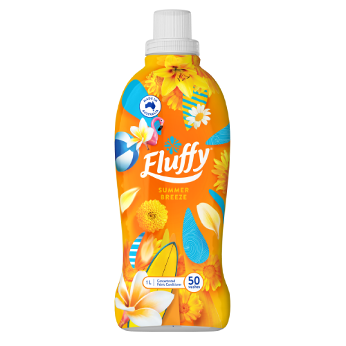 Fluffy Concentrate Fragrance Temptations Spice Allure Fabric Conditioner 1L