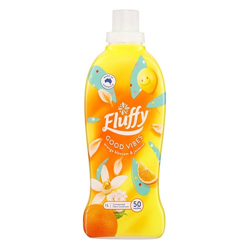 Fluffy Concentrate Good Vibes Orange Blossom & Jasmine Fabric Conditioner 1L