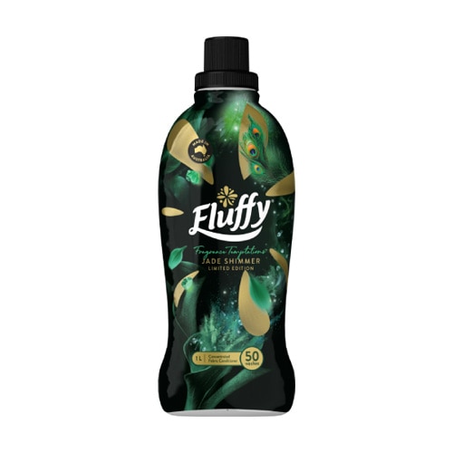 Fluffy Concentrate Fragrance Temptations Jade Shimmer Fabric Conditioner 1L